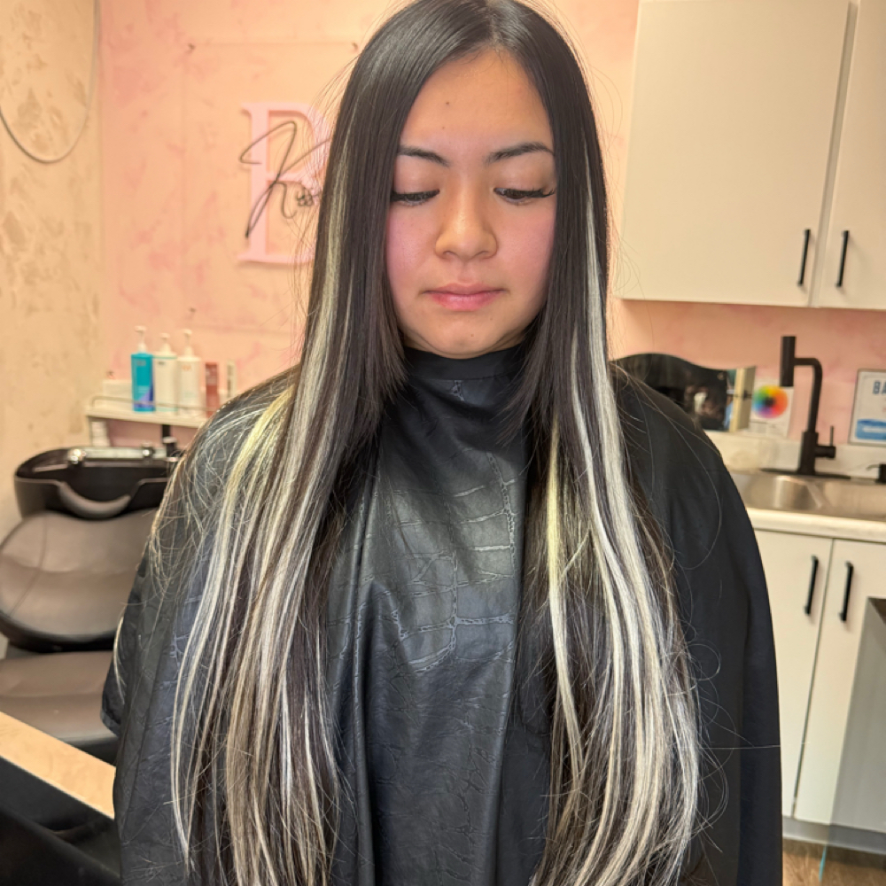 Custom Tape In Extension Install at Kissed By Kass in Kennewick, WA