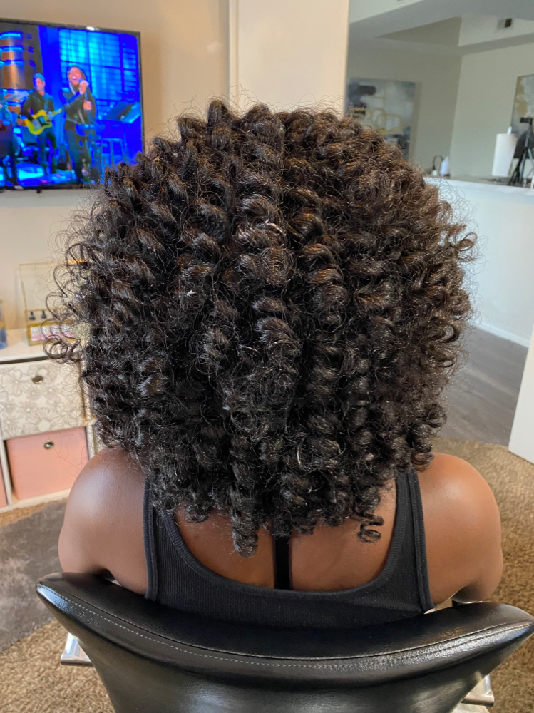 Crochets With Curly Hair Only