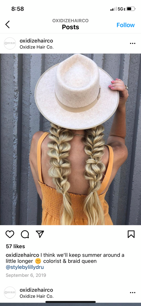 Hand Tied Extensions NEW INSTALL at Honey Bourbon Studio in Lakewood, CO