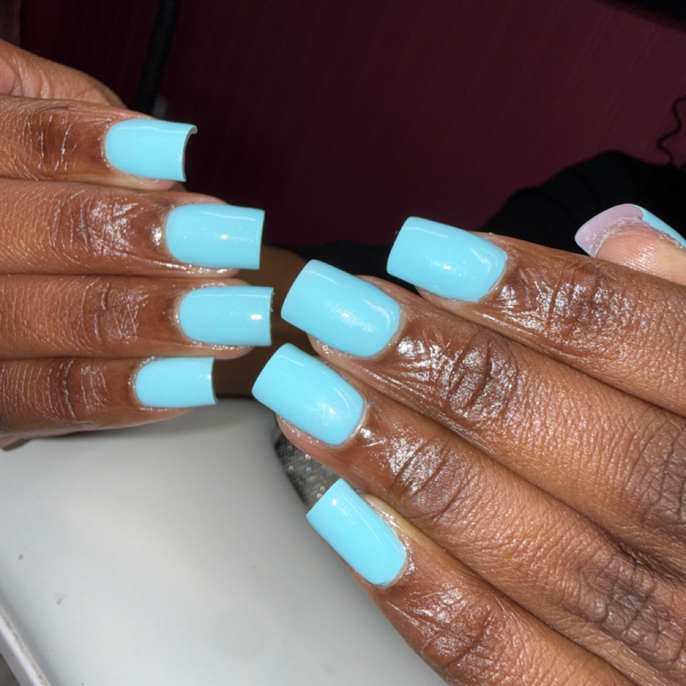 Polish change at HushNailz in Myrtle Beach, SC