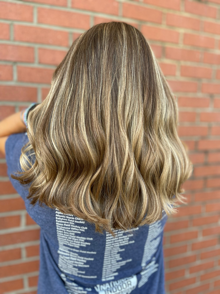 PARTIAL BALAYAGE WITH TONER