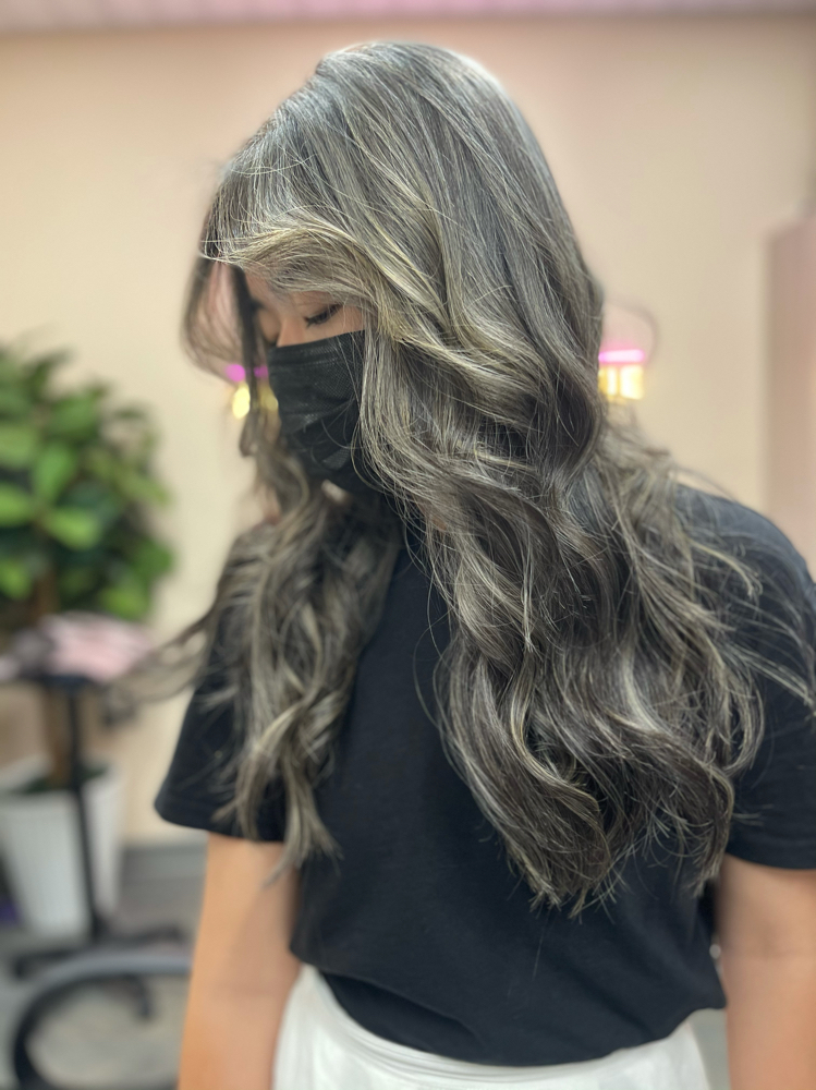 FULL BALAYAGE WITH TONER