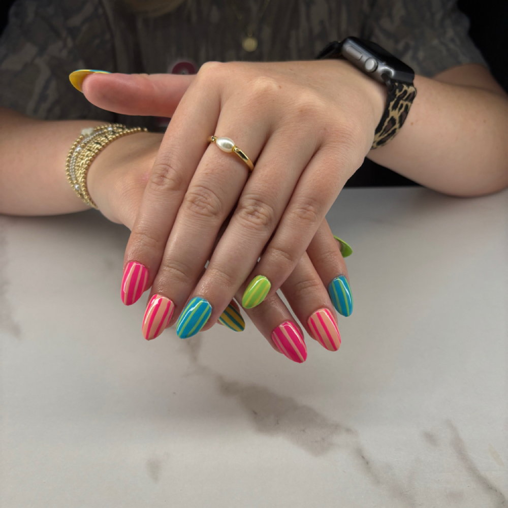 Gel X Fill In + Manicure at Southern Bay Bliss Salon in Red Bay, AL