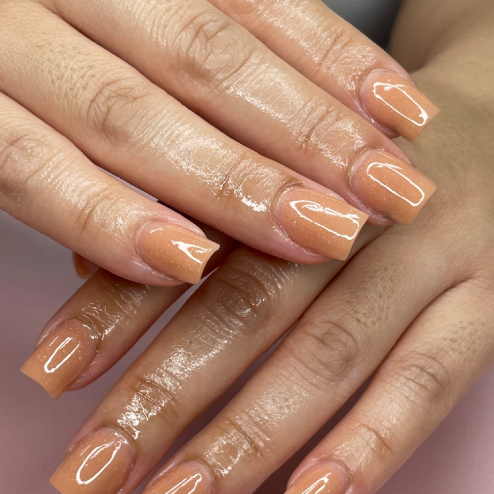 Short-Medium Acrylic Nail InFill at TrishAcrylics in Fresno, CA