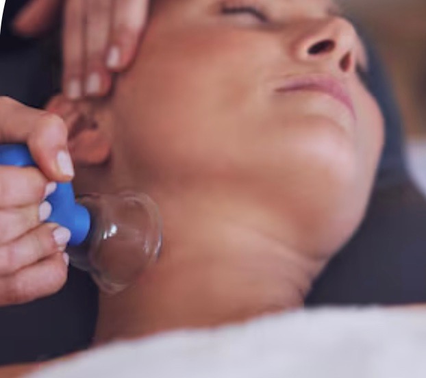 Facial Guasha and Cupping Session at Acupuncture North in Minneapolis, MN