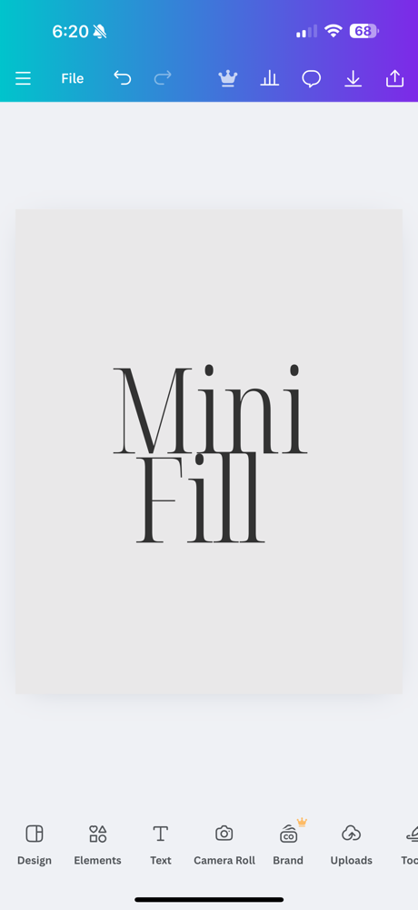 Mini Fill