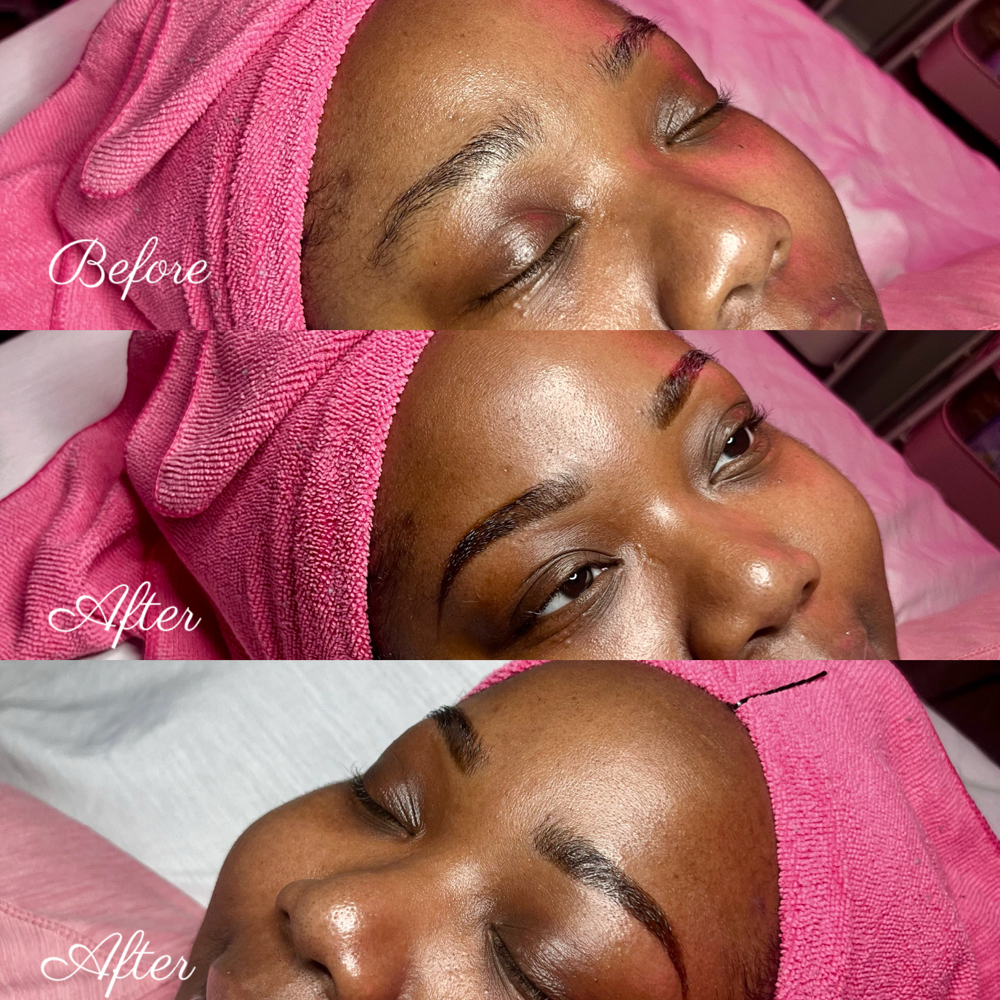 Brow Tint + Brow Wax Cleanup
