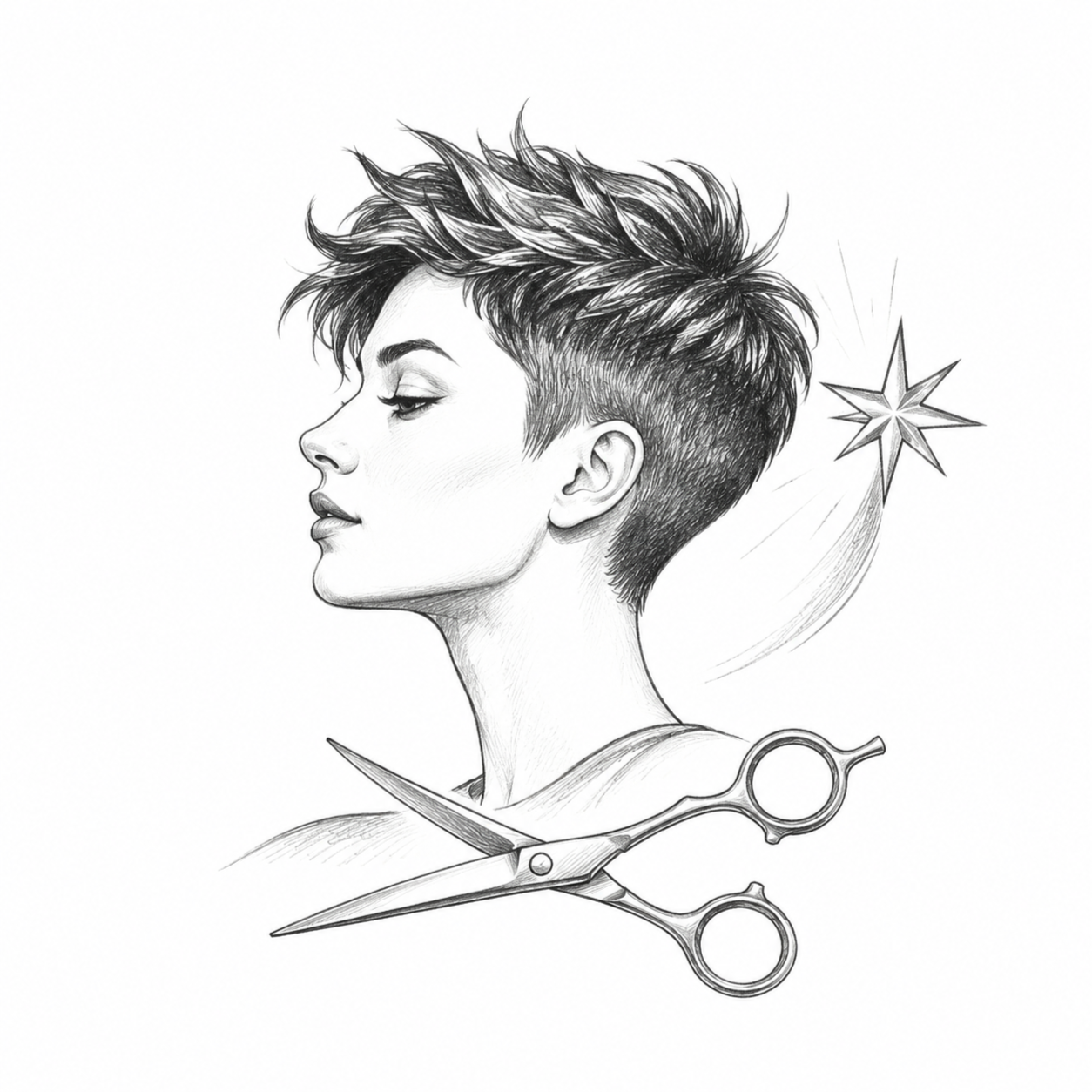 Hero Cut at Dusti's Speakeasy Salon in Rensselaer, IN