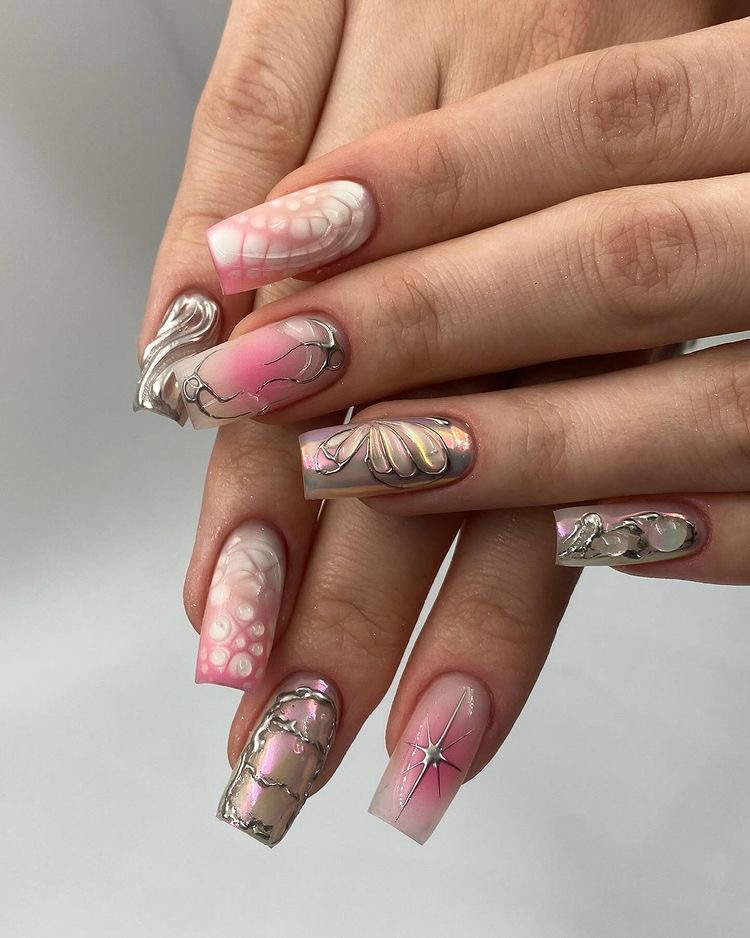 Creative Nail Design for 10 nails at COLIBRY NAILS in Matthews, NC