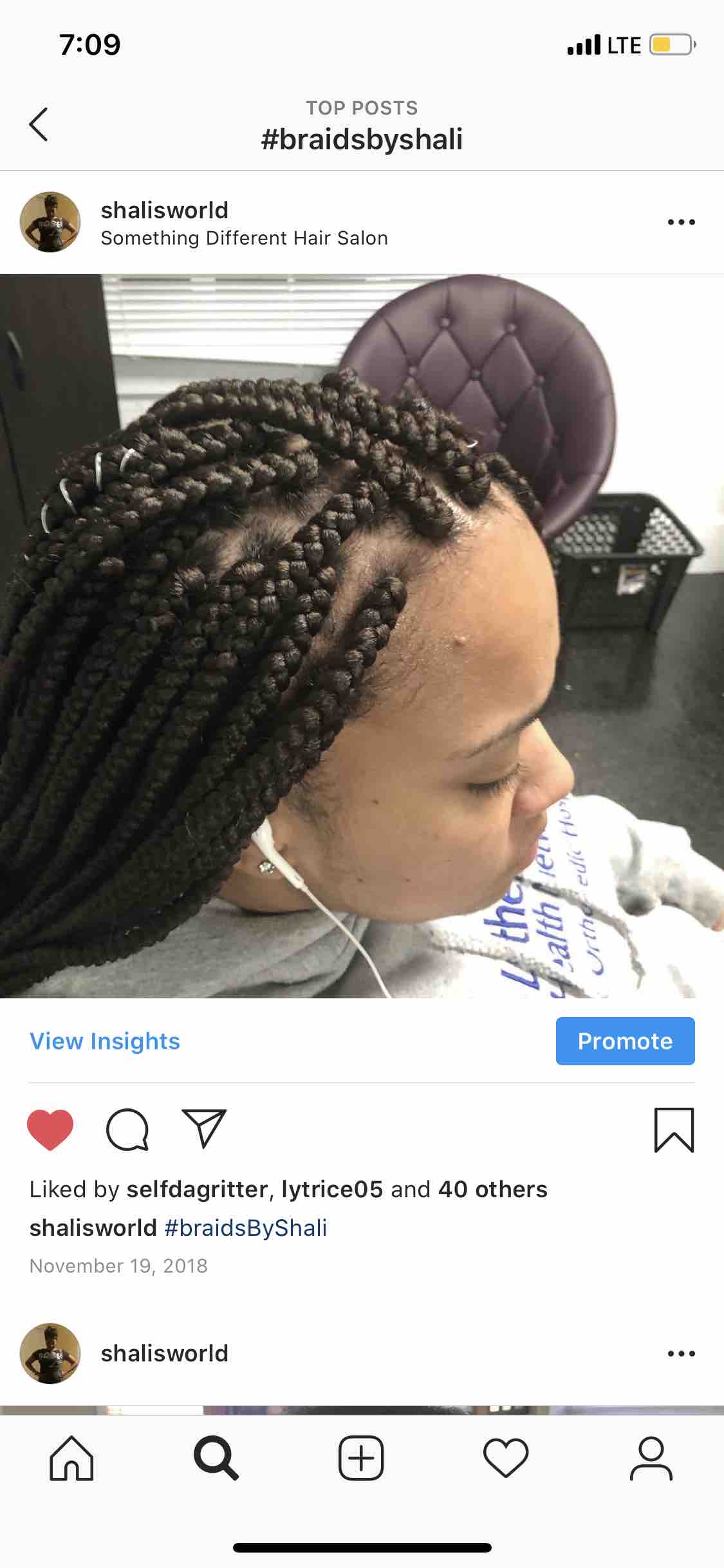 Medium Boxed Braids (dep req$50)