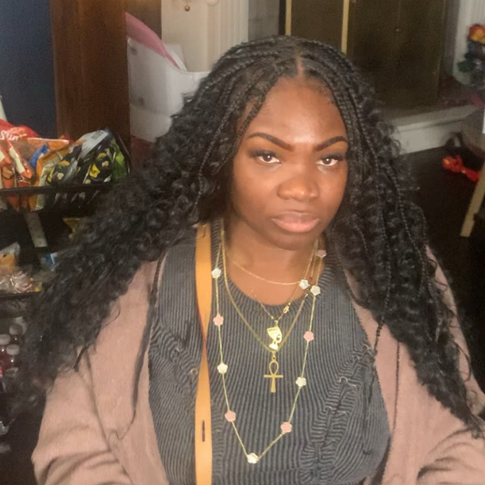 Smedium Boho Knotless (Mid Back) at Charming Clean Braids in Fayetteville, NC