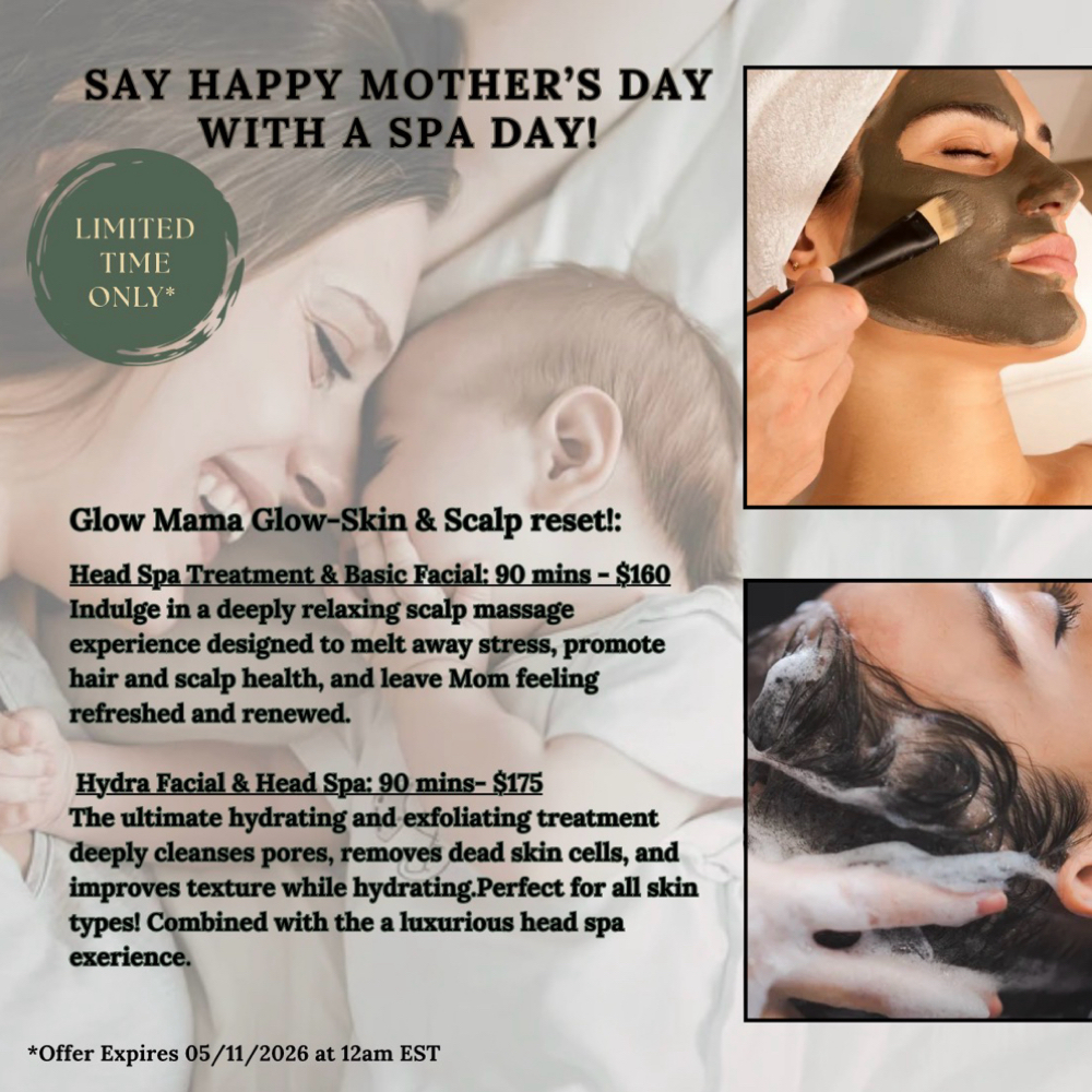 Glow Mama Glow-Skin & Scalp Reset at Salt Of The Earth Spa in Greenwood, IN