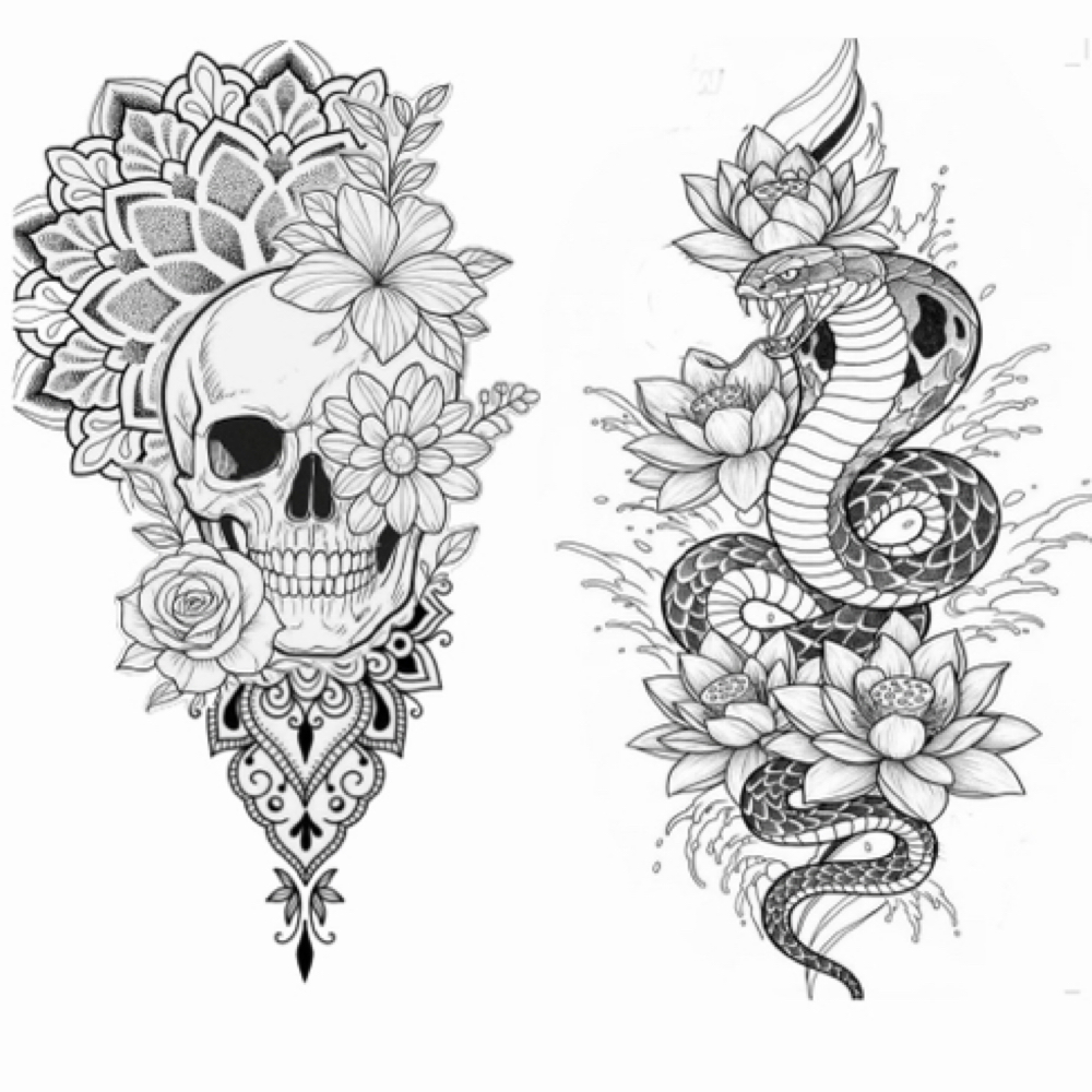 XTina Flash Design at UIB Tattoos & Esthetics LLC in Anchorage, AK
