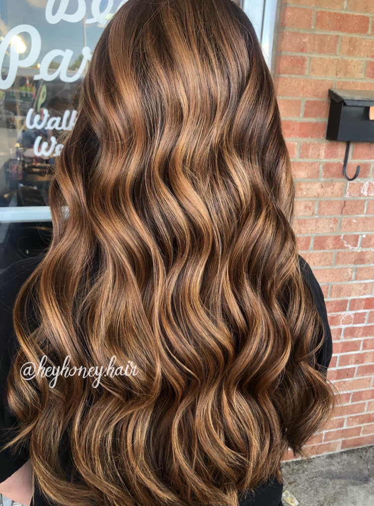 Half Balayage & Root Smudge