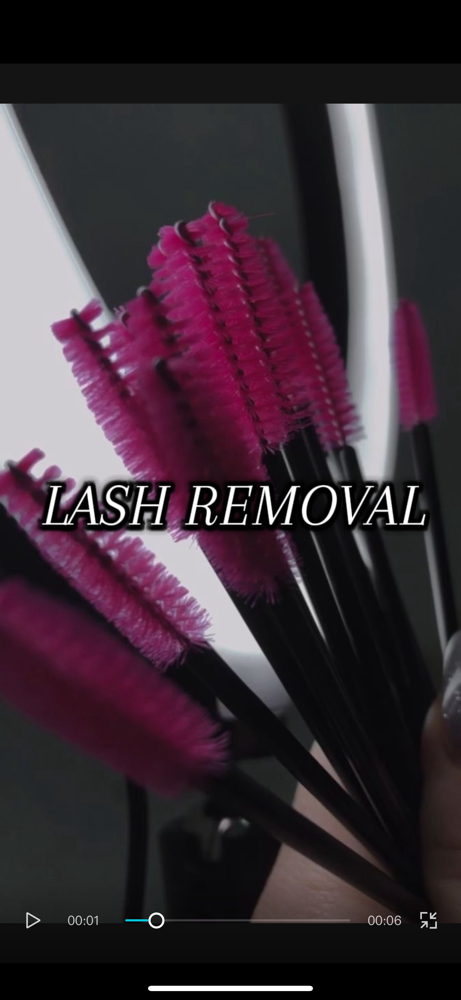 Lash Removal