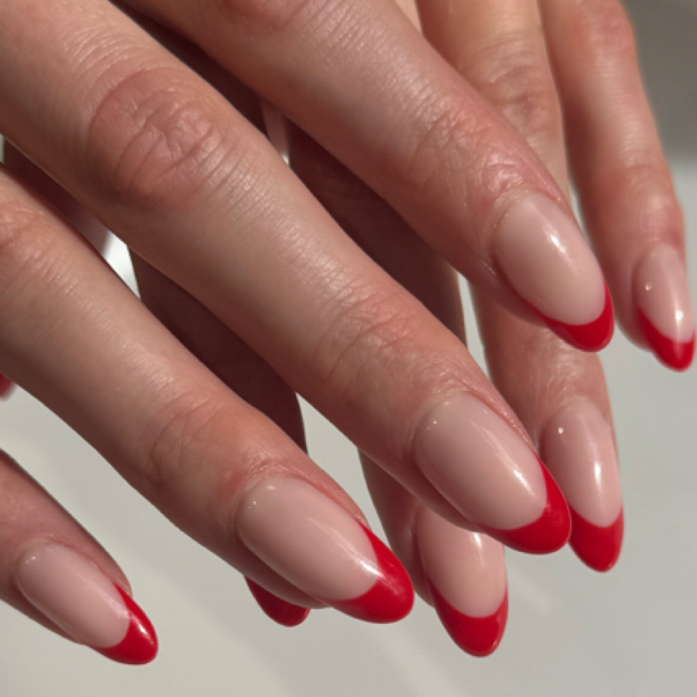 French Tips at Clawed By Chris in Charlotte, NC