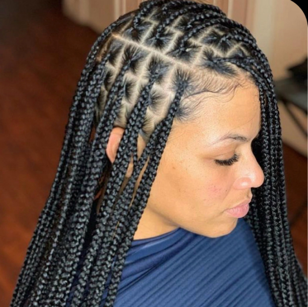Knotless Braids at Serendipity Salon in Owings Mills, MD