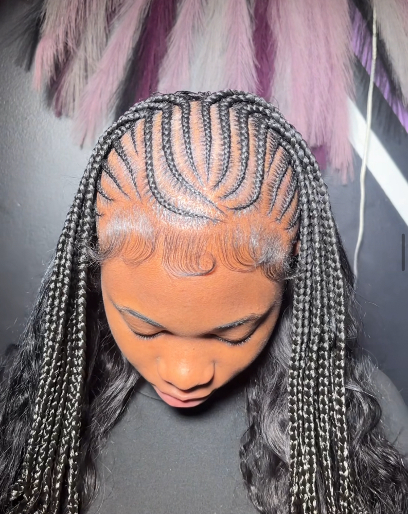 Fulani X Quickweave (16-20 Braids) at Lavishlooksbymya in New York, NY