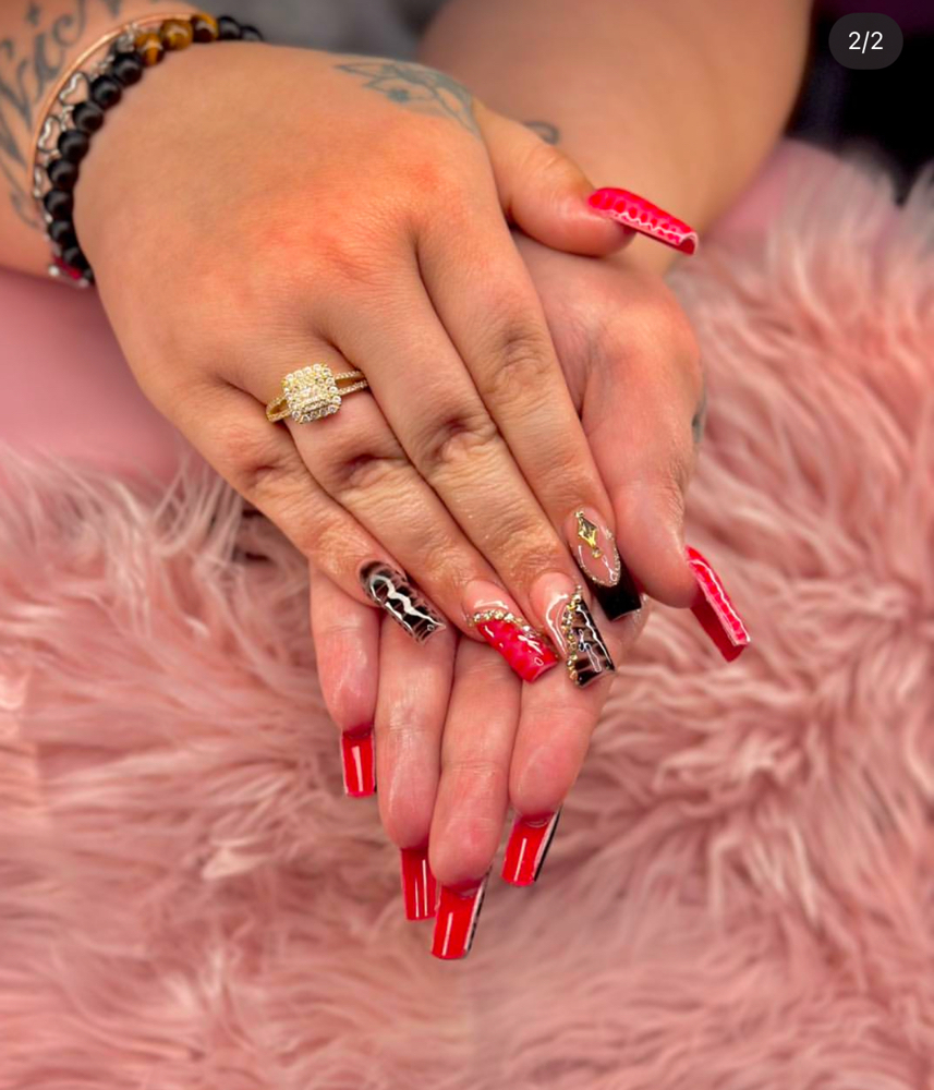 Red Bottom Nail Add On