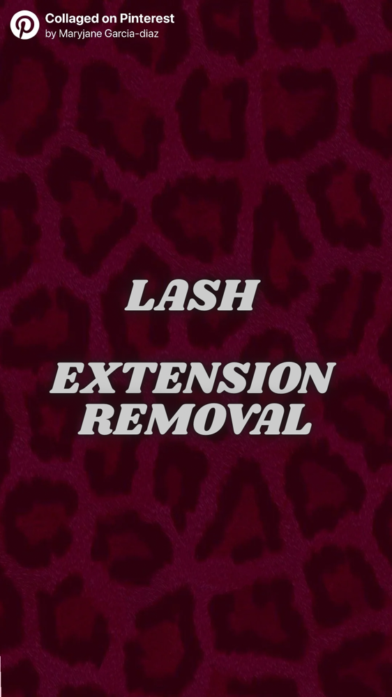 Lash Extension Removal