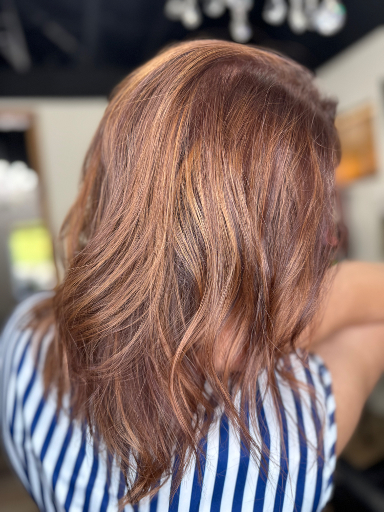 Color All Over + Haircut + Blowout