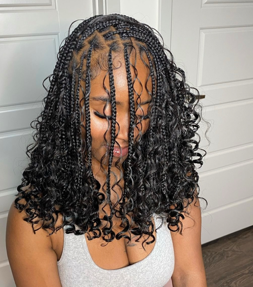 Short Boho Braids at KG Stylez N Cutz in Katy, TX
