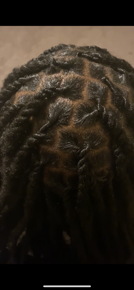 Men Loc Retwist with Two Strand