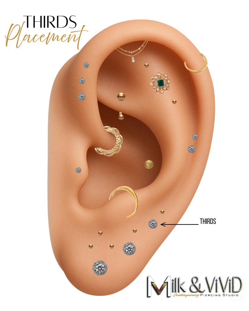 Third Lobe Piercing at MiLK & ViViD | Montrose in Montrose, CO