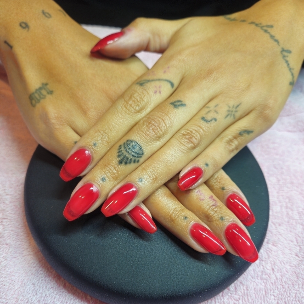 Gel Manicure at Lady Traff Nails in Spokane valley, WA