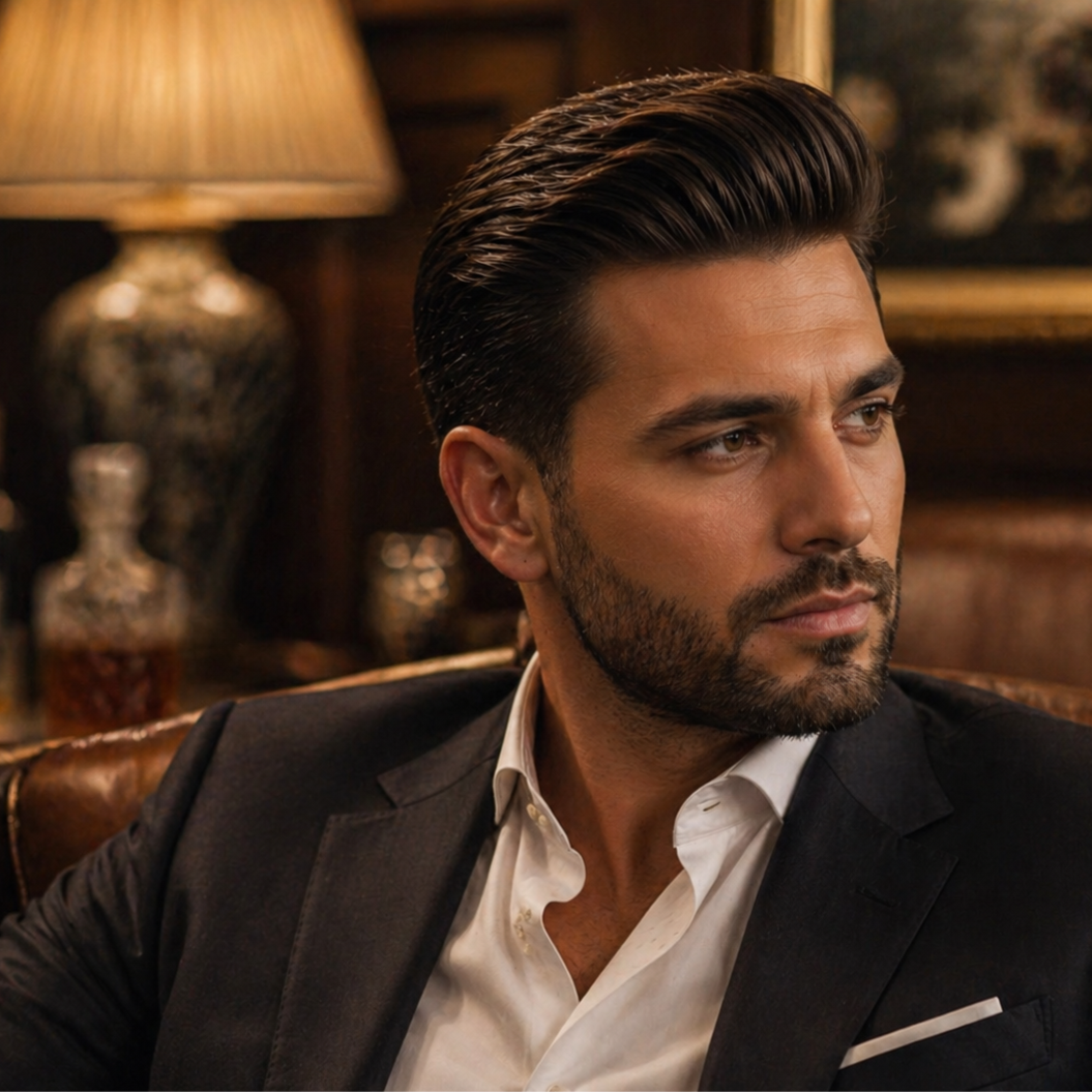 Signature Haircut with Beard Trim at RACCIATTI'S GENTLEMEN'S GROOMING LOUNGE in Williamsburg, VA