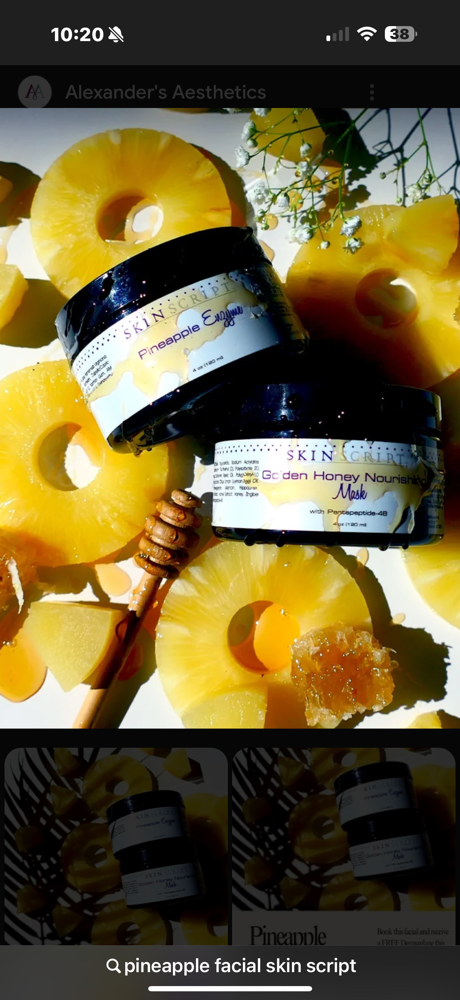 Pineapple Honey facial