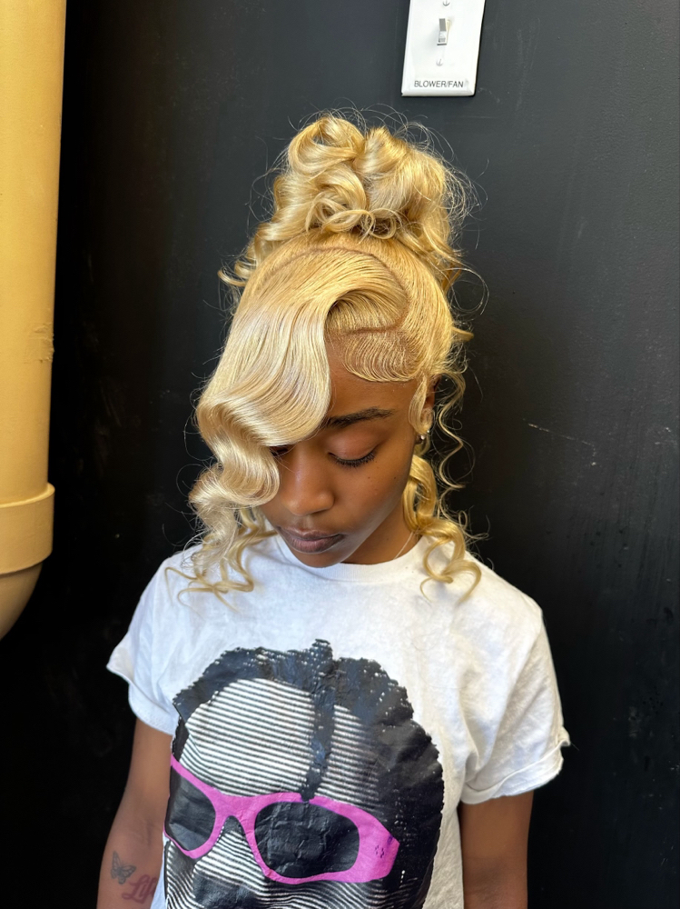 Frontal Wig Up Do