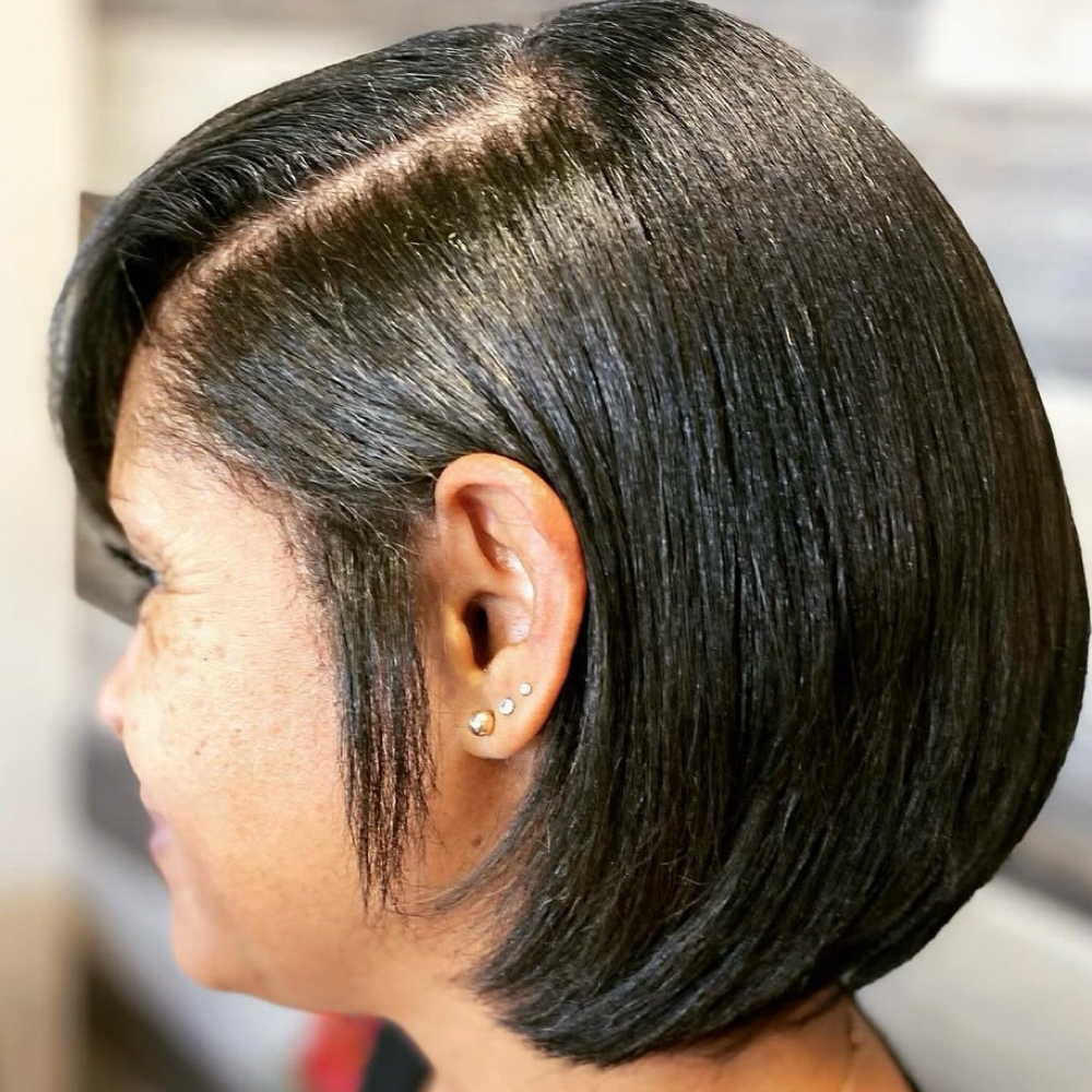 Relaxer Retouch/Cut at Image Is Everything Salon