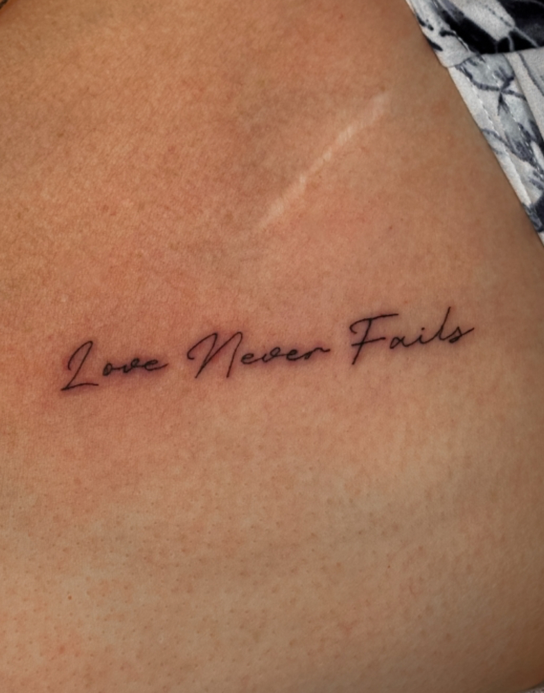Simple Fine Line Tattoo