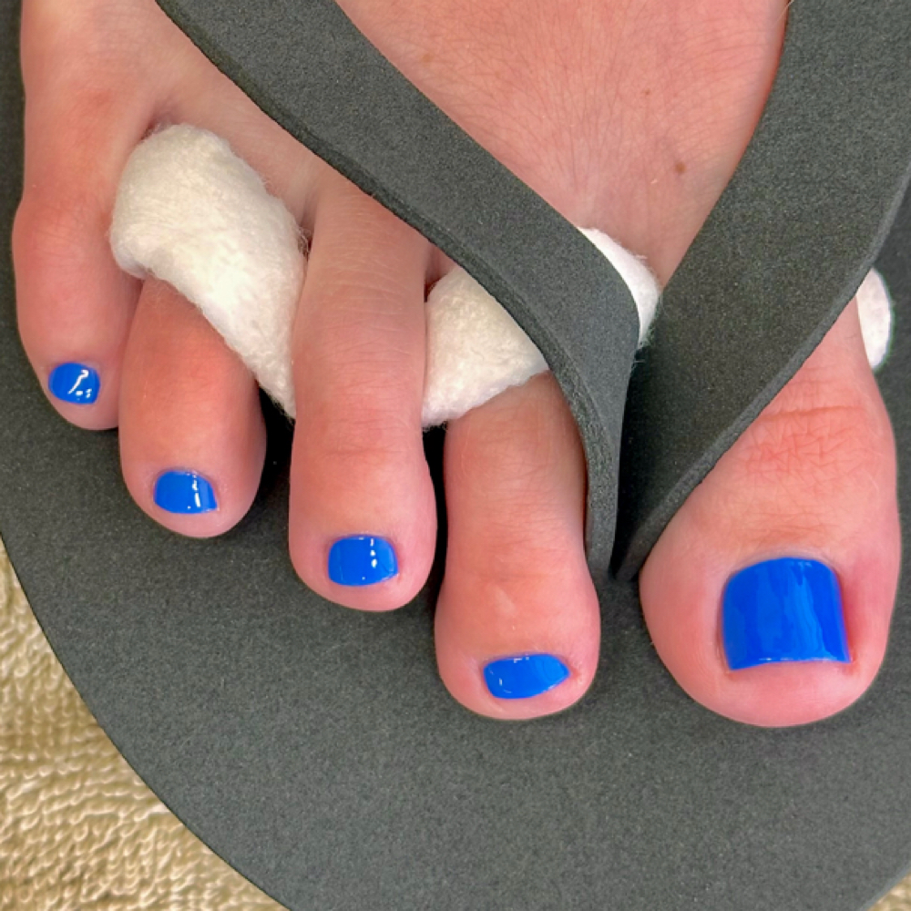 Regular Polish Pedicure at Set & Stone Nail Suite in Manchester, TN