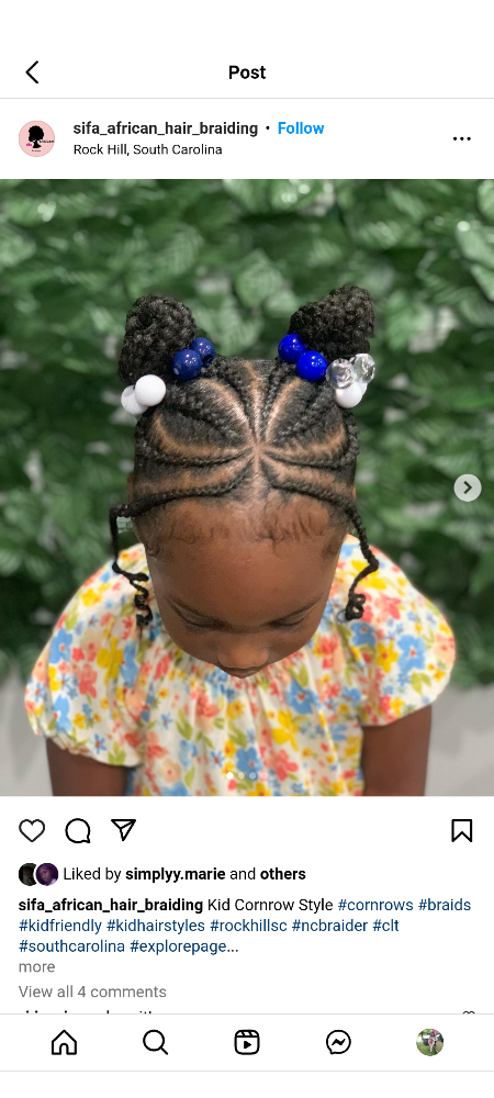 Cornrows Kids