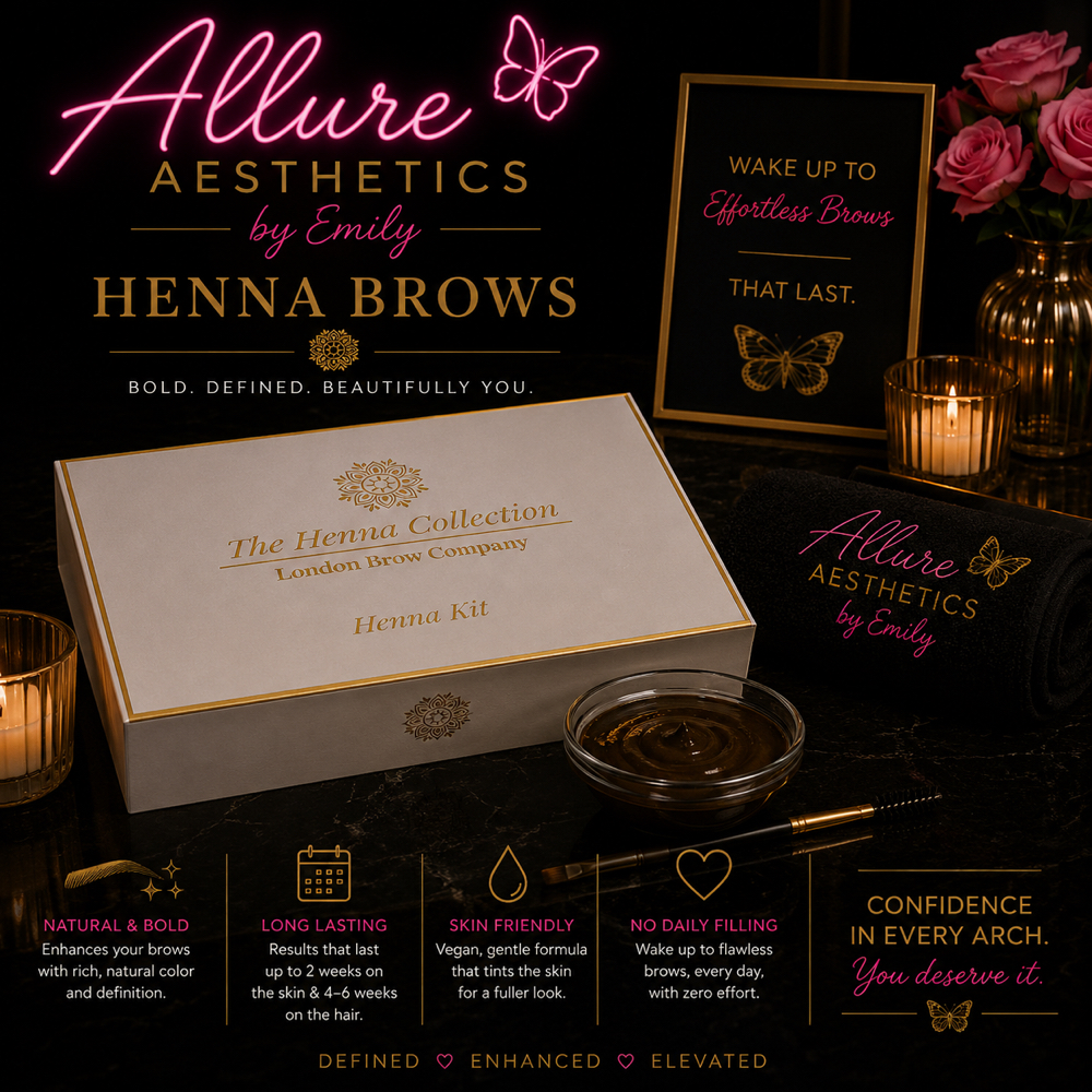 Henna Brows at Allure Aesthetics by Emily in Hilton Head Island, SC