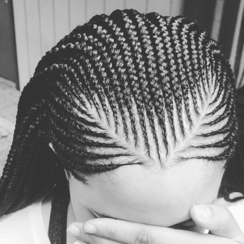 Tribal Box Braids Midback