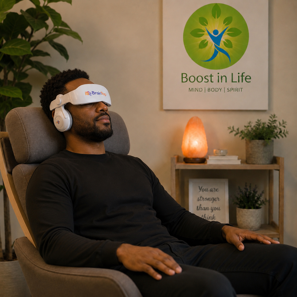 Brainwave Entrainment Therapy (BT) at Boost in Life Holistic Healing in Houston, TX