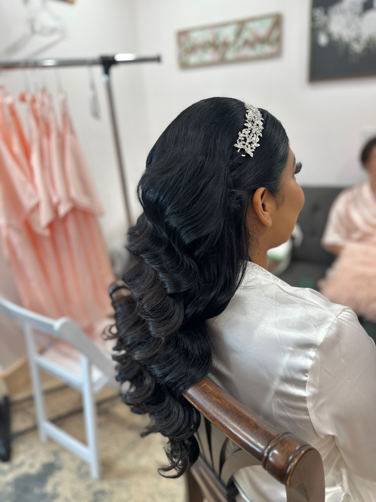 Bridal Hairdo Trial
