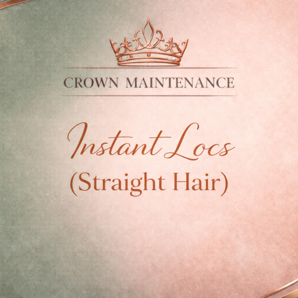 Instant Locs (Straight Hair) at Crown Maintenance in Detroit, MI