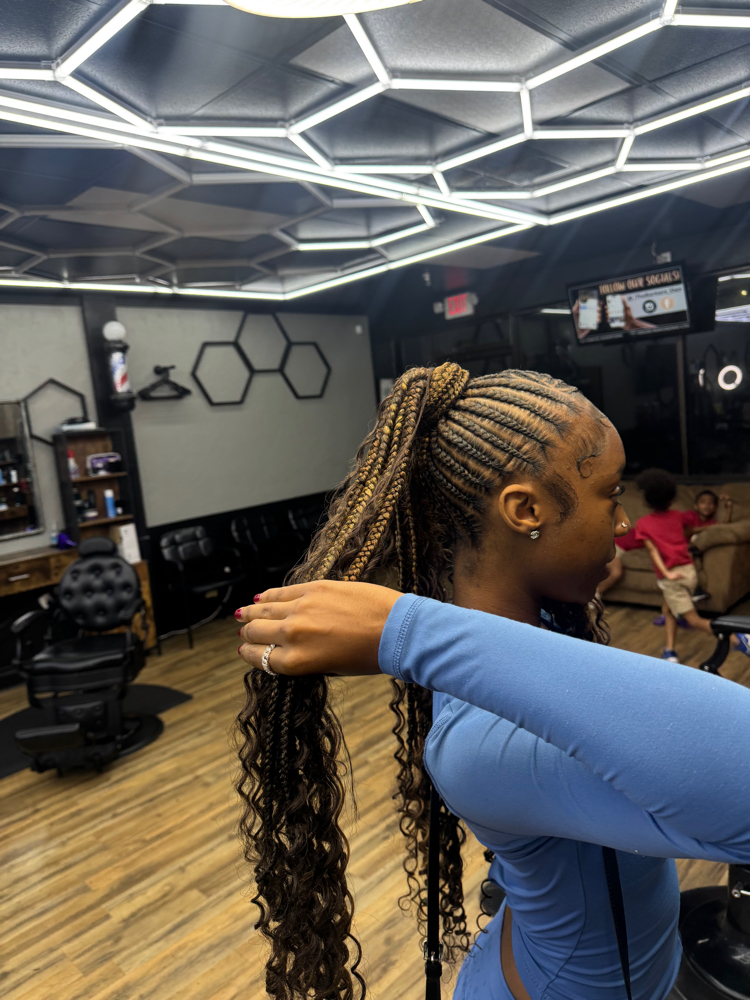 Med Braided Ponytail (No Boho) at Tee Did It❗️ in Ocala, FL