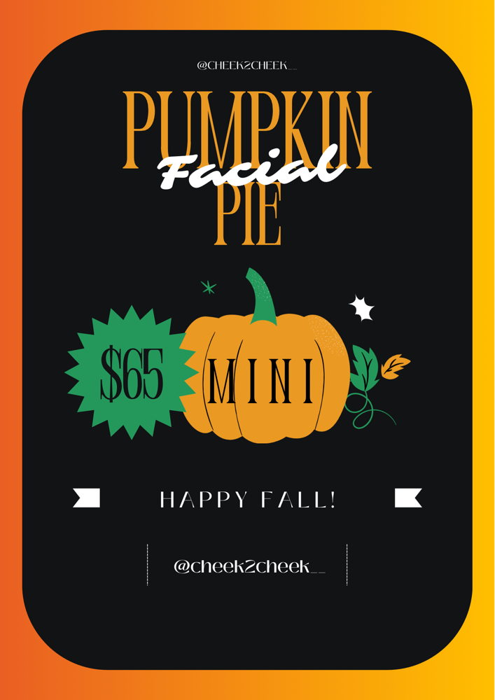 MINI Pumpkin Pie Facial at THE INDY COLLECTIVE in Griffin, GA