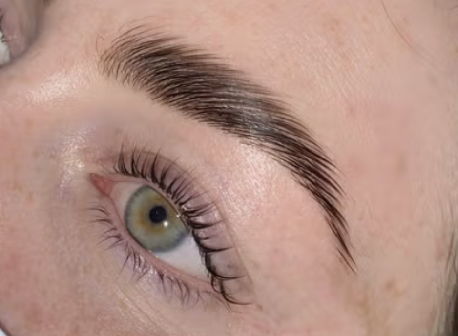 Brow Tint, Lamination, & clean up