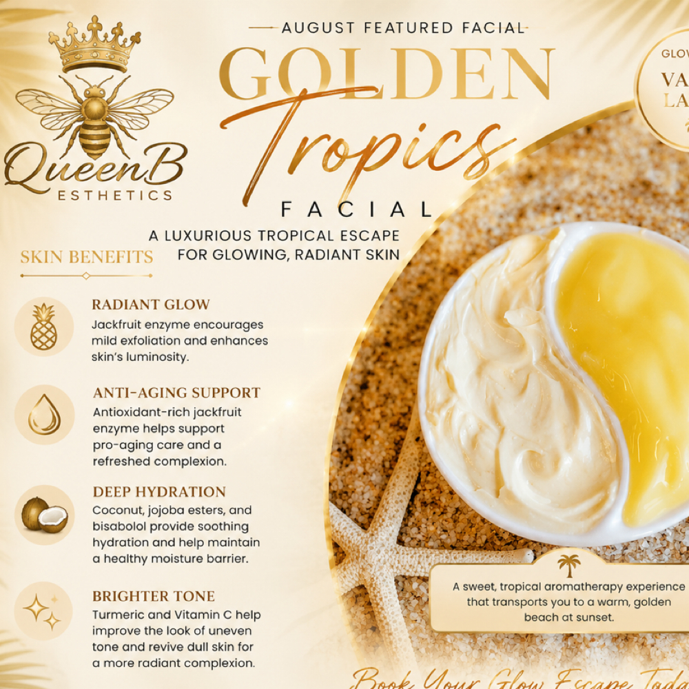 Golden Tropics Facial Treatment at Queen B Esthetics in Littleton, CO