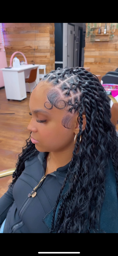 Fulani Boho Twists/ Braids at EU*NICE*BEAUTY in Reynoldsburg, OH
