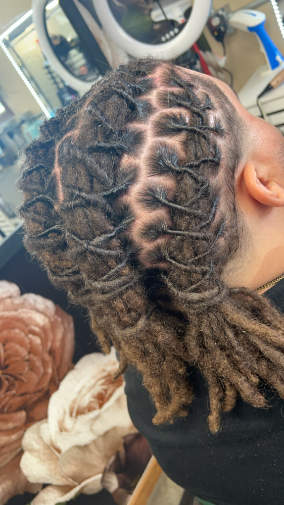Adult Loc Retwist+Style