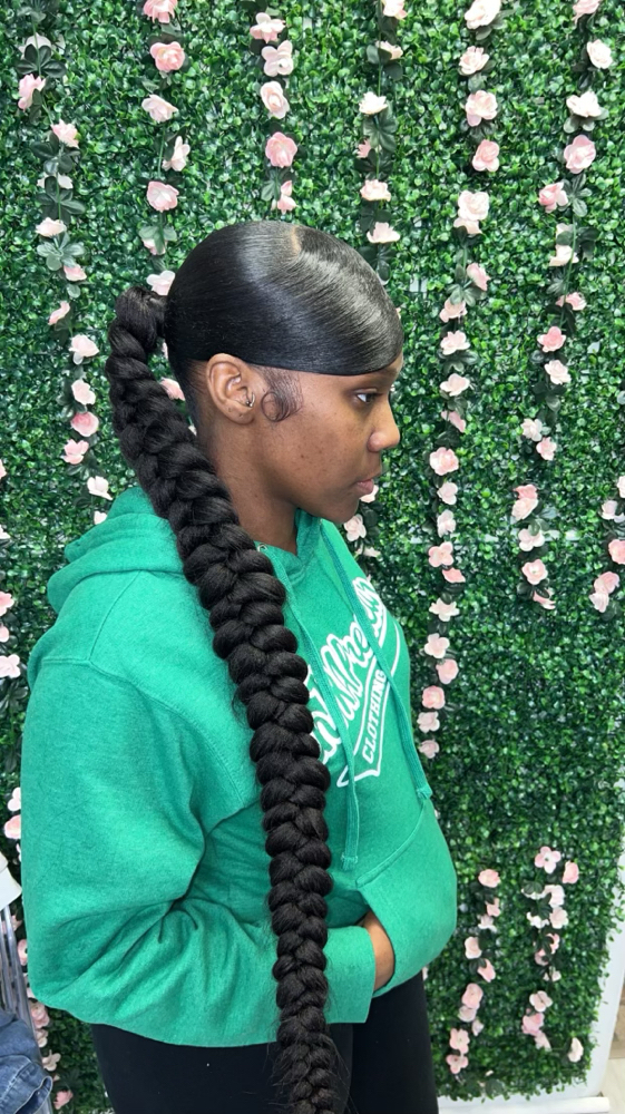Butterfly Braid With Swoop/bang