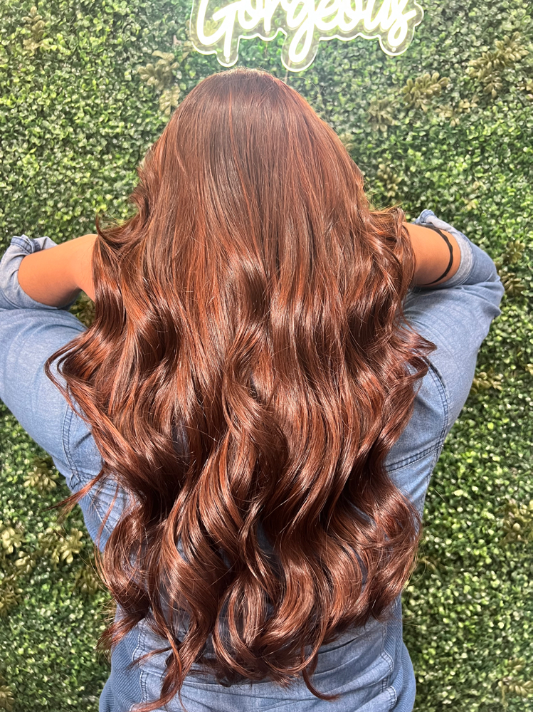 Hair color correction at VOCÊ  BEAUTY  SALON in Northridge, CA