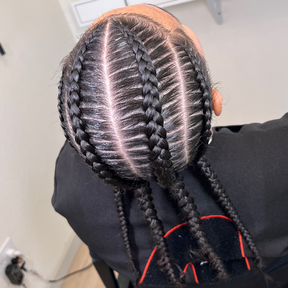 Cornrows (4+ Braids)